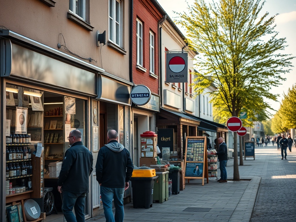 Listonosz w Otwocku doręczający przesyłki, problem z listonoszami w Otwocku i Józefowie